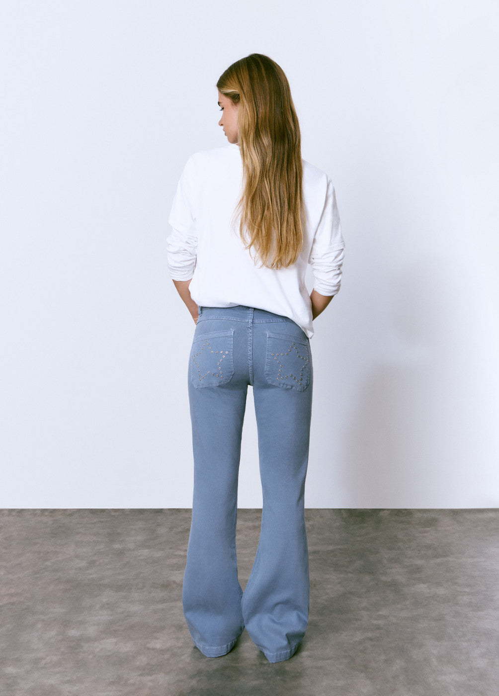 Pantalón campana estrella