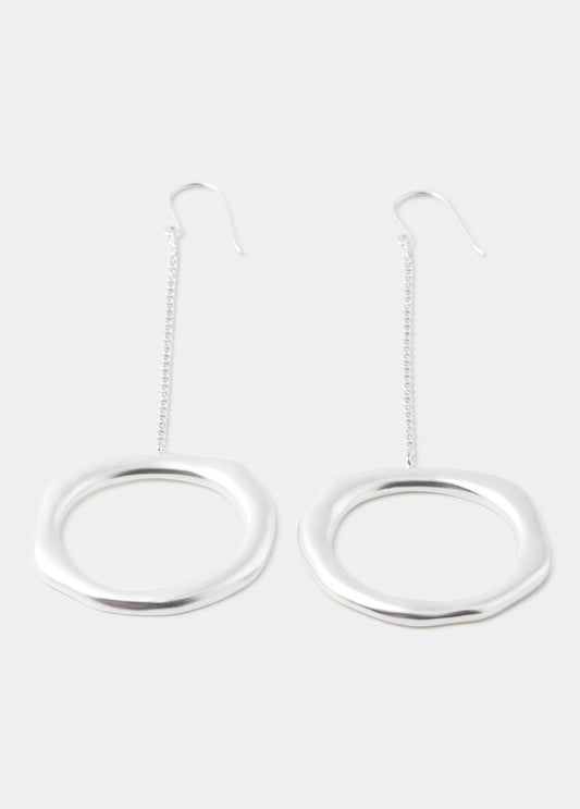 Pendiente largo aro
