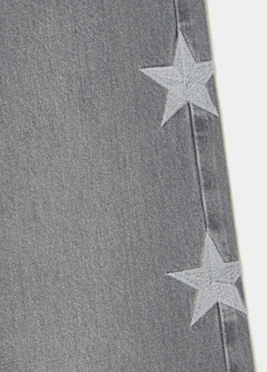 Jeans relaxed estrellas lateral