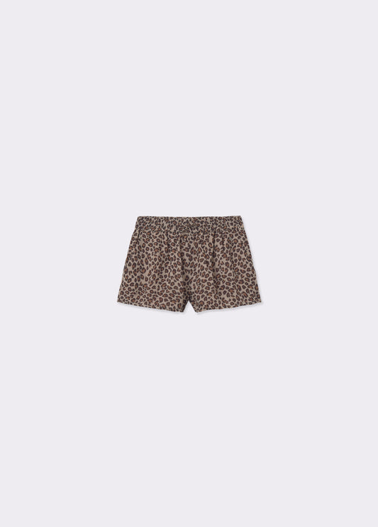 Short animal print