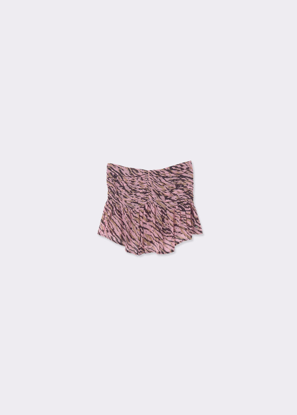 Top volantes estampado