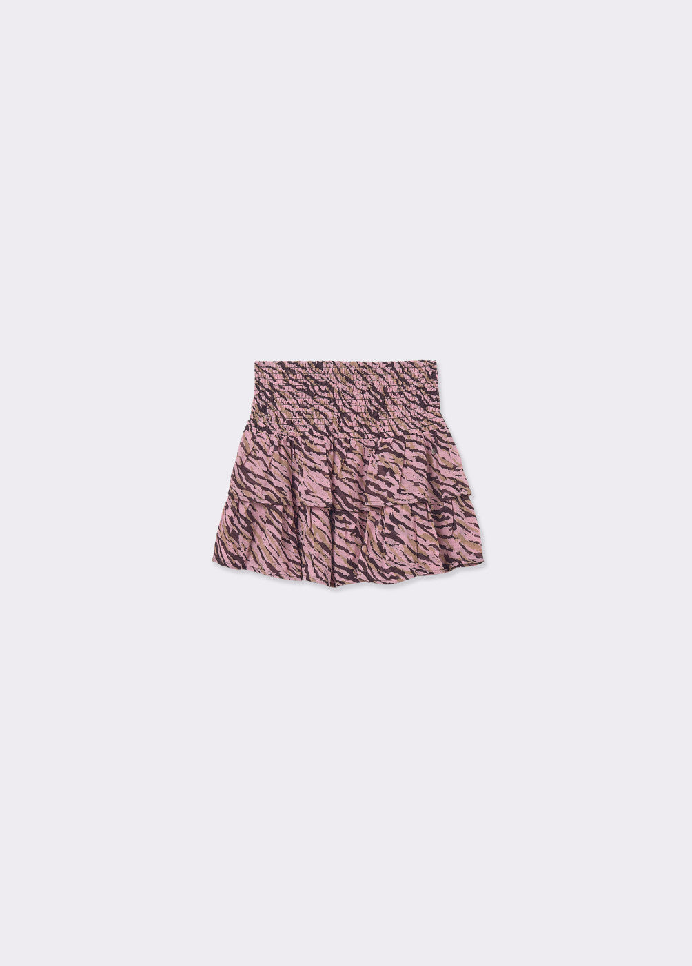 Falda volantes estampado