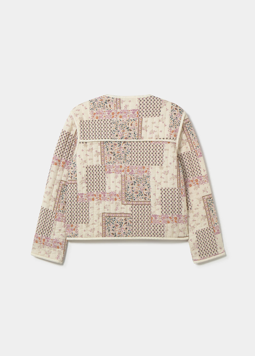 Chaqueta estampada patchwork