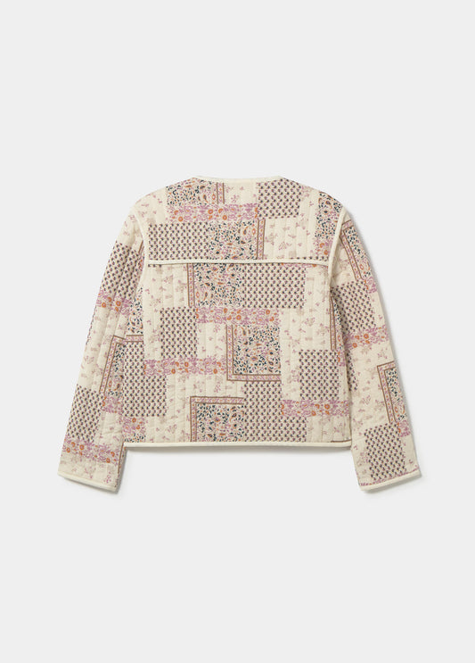Chaqueta estampada patchwork