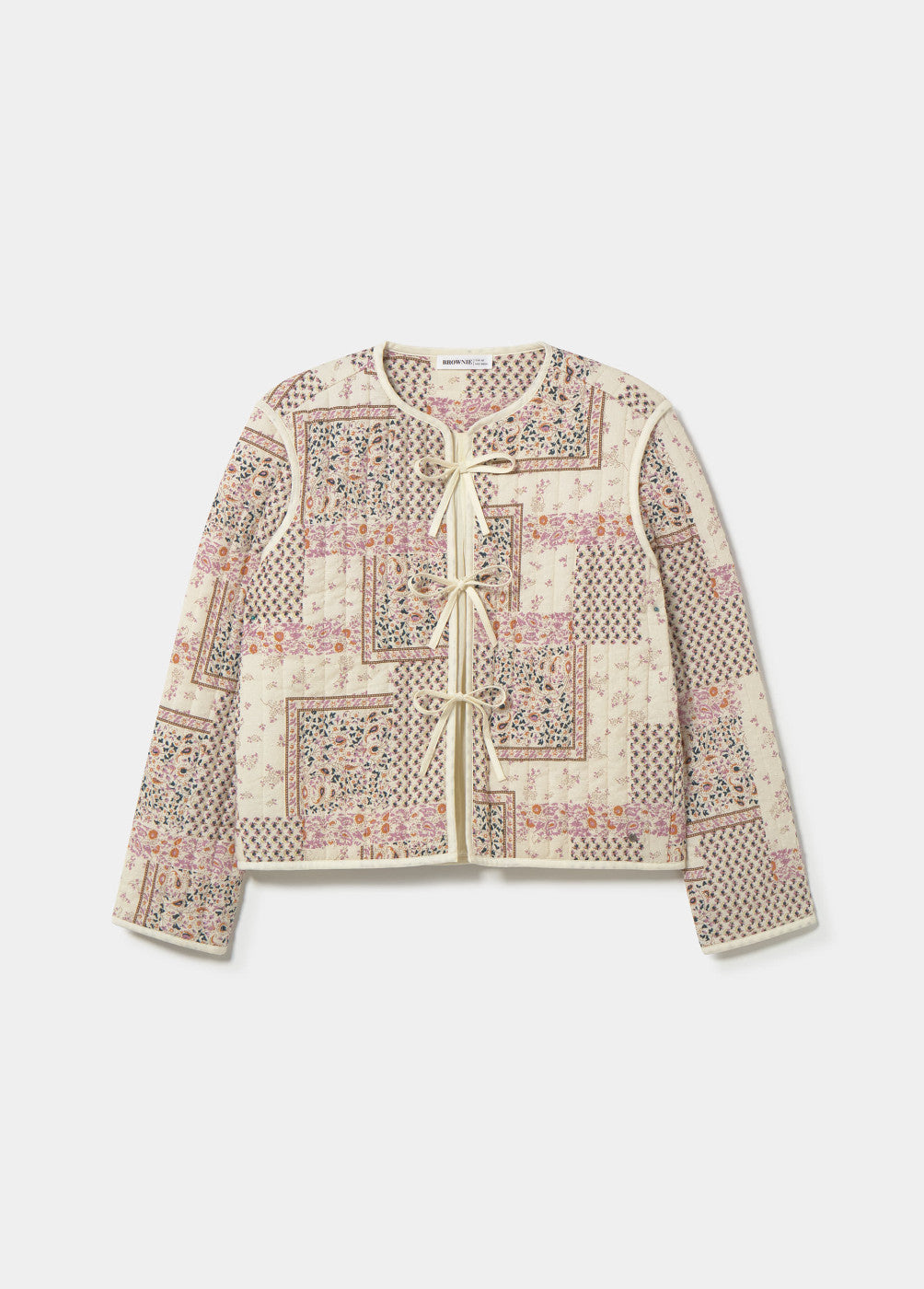 Chaqueta estampada patchwork