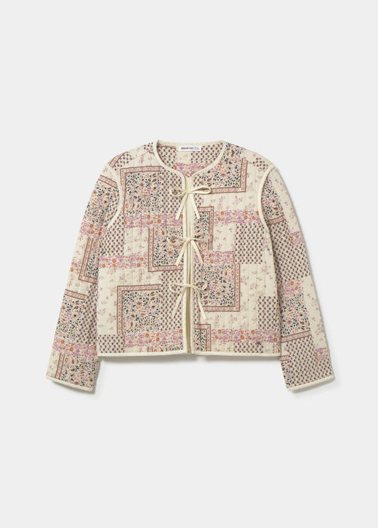 Chaqueta estampada patchwork