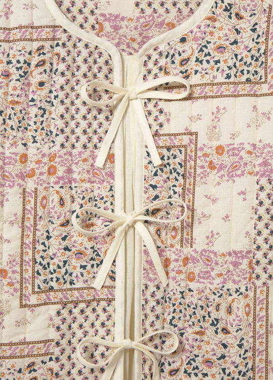 Chaqueta estampada patchwork
