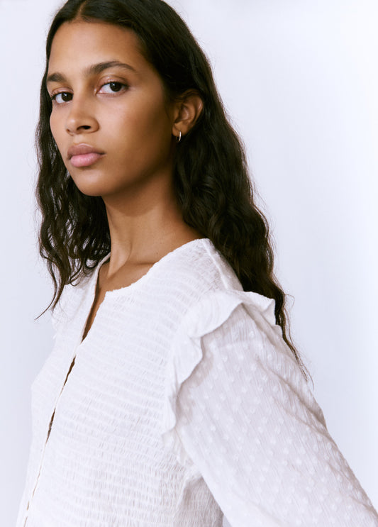Blusa plumeti detalle lazos