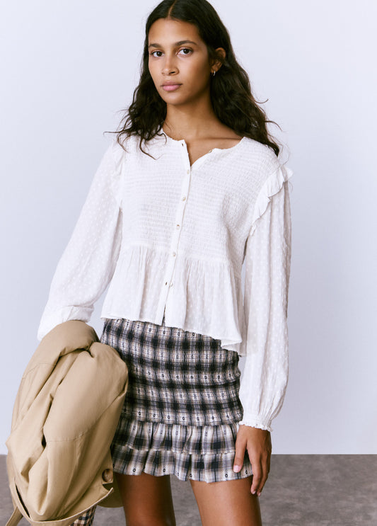 Blusa plumeti detalle lazos