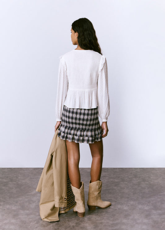 Blusa plumeti detalle lazos