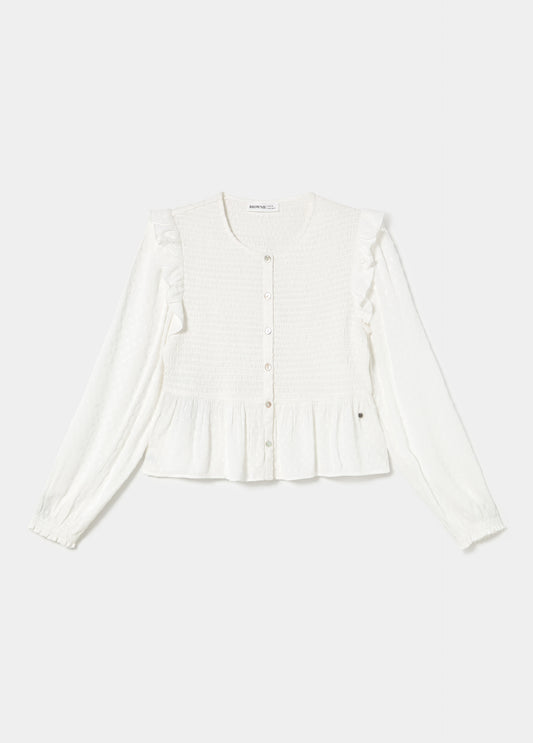 Blusa plumeti detalle lazos