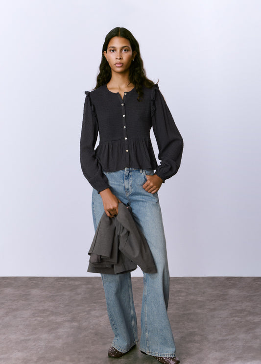 Blusa plumeti detalle lazos