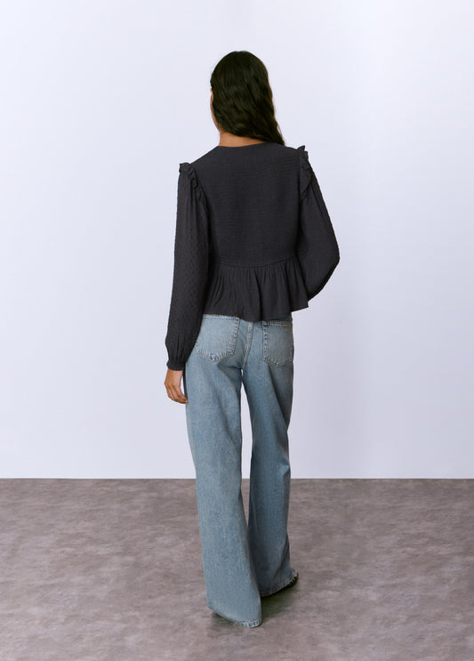 Blusa plumeti detalle lazos