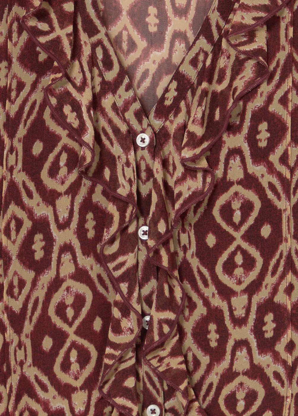 Blusa volantes estampado
