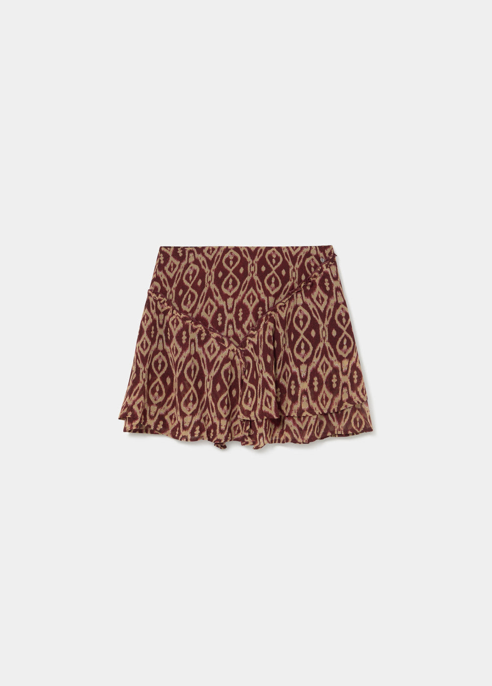 Falda estampada ikat