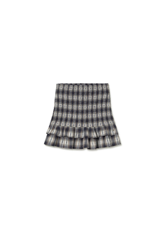 Falda mini cuadros
