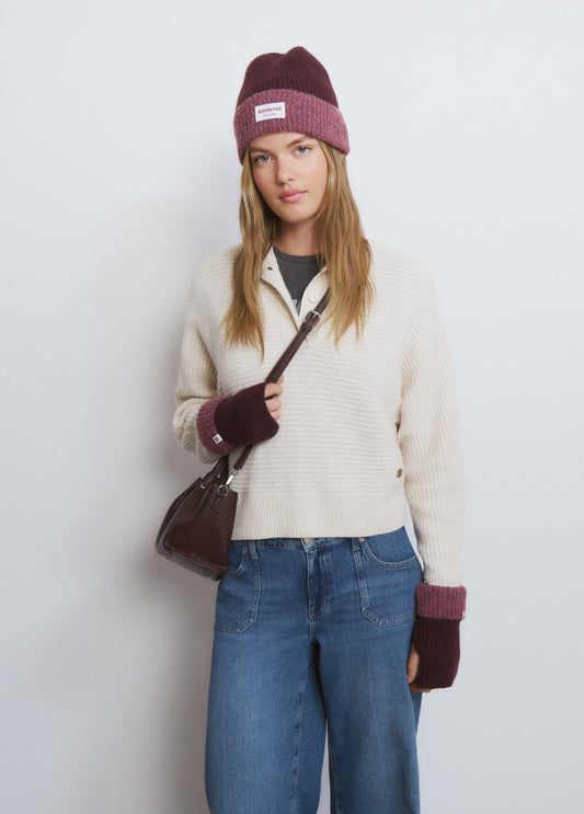 Miton tricot bicolor