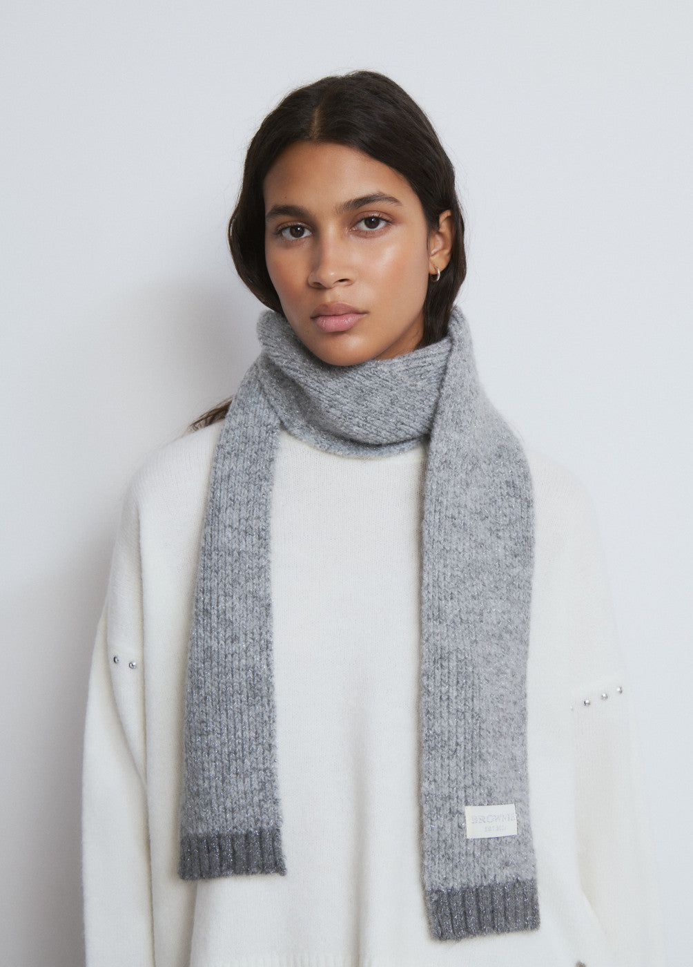 Bufanda estrecha lurex