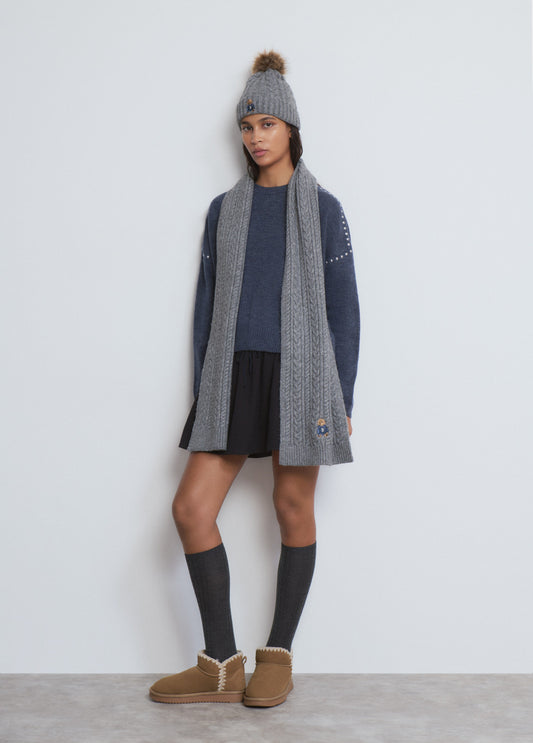 Bufanda trenzada perro