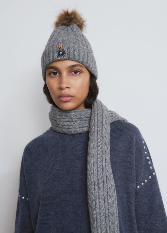 Gorro trenzado perro