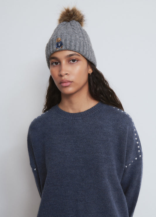 Gorro trenzado perro