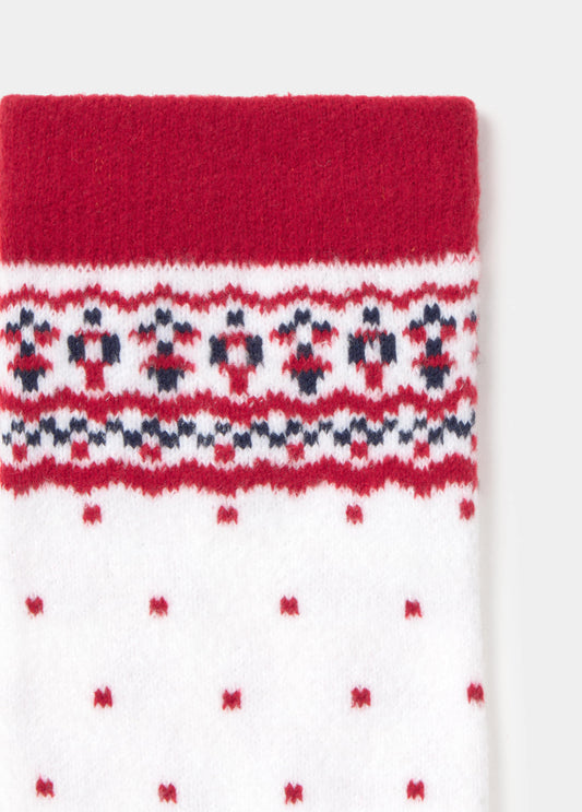 Calcetín ski cenefa