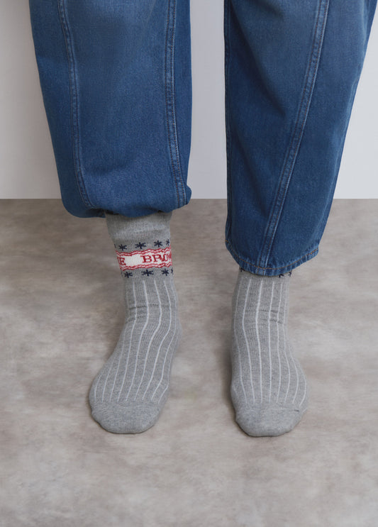 Calcetín ski estrellas