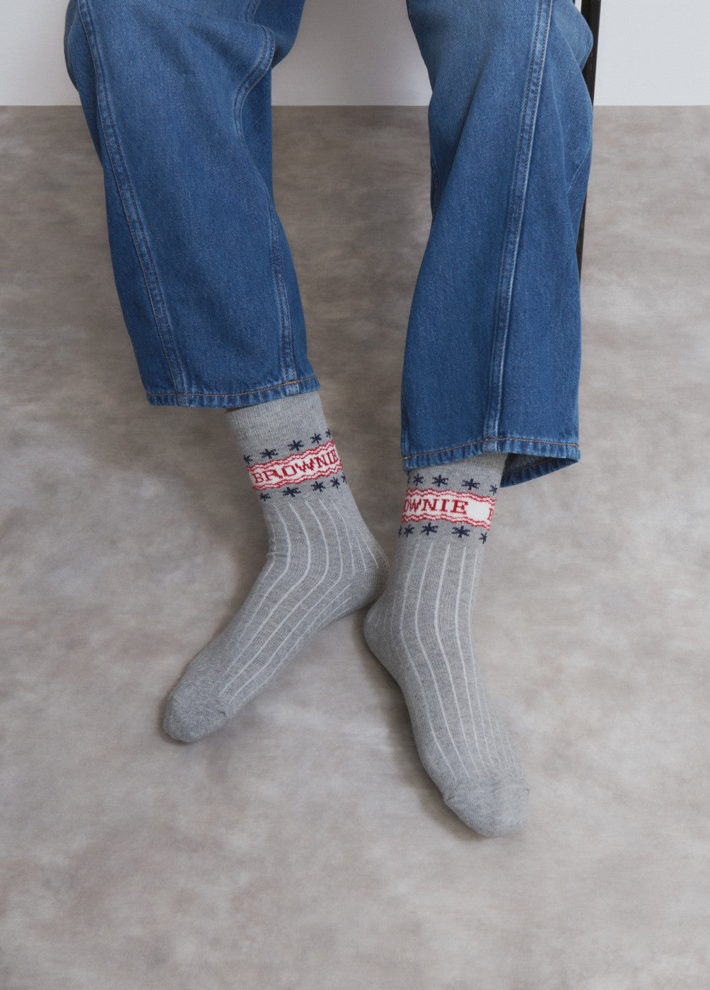 Calcetín ski estrellas