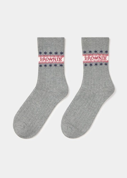 Calcetín ski estrellas