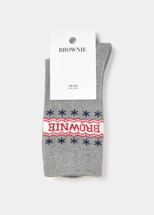 Calcetín ski estrellas