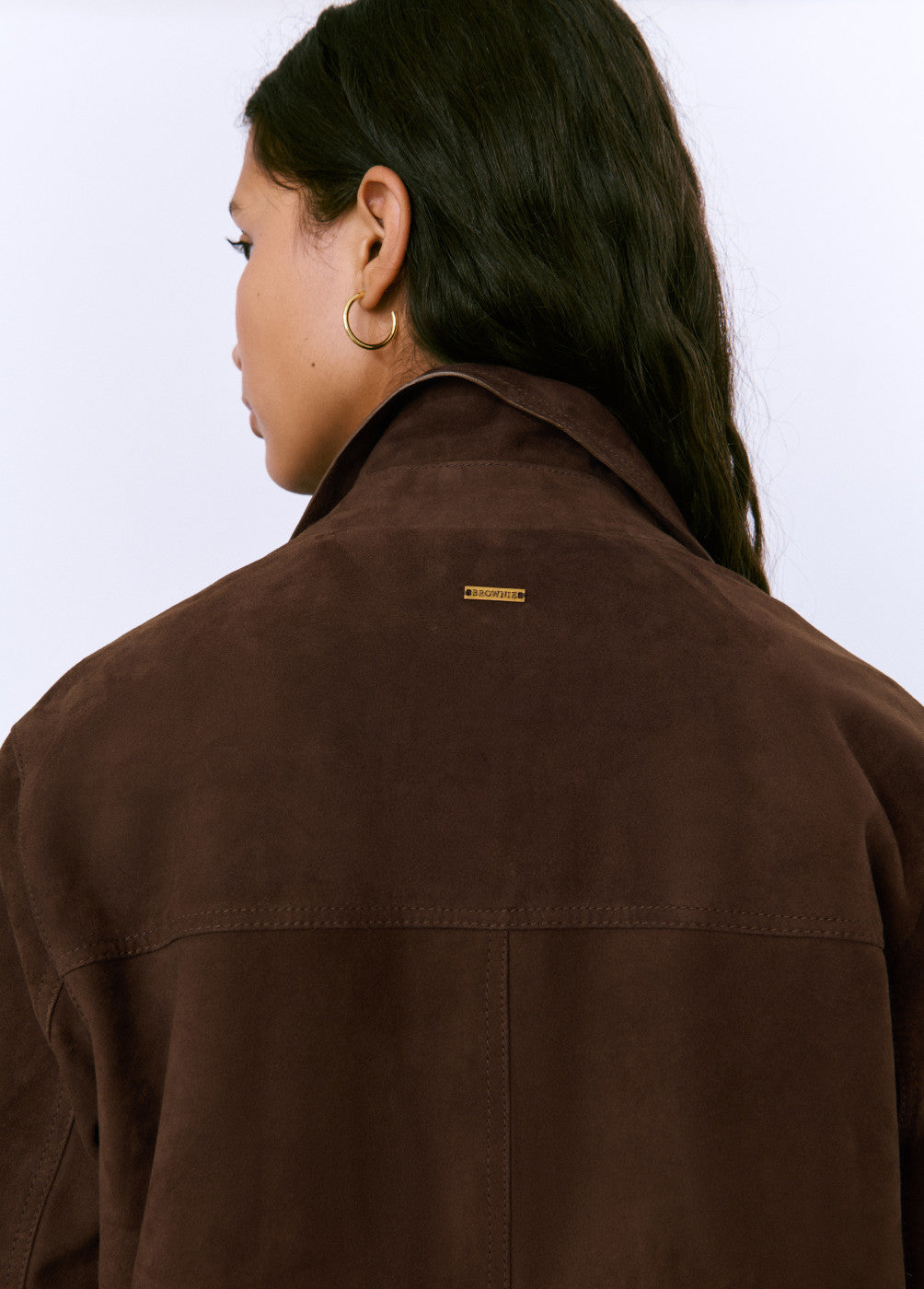 Chaqueta piel suede