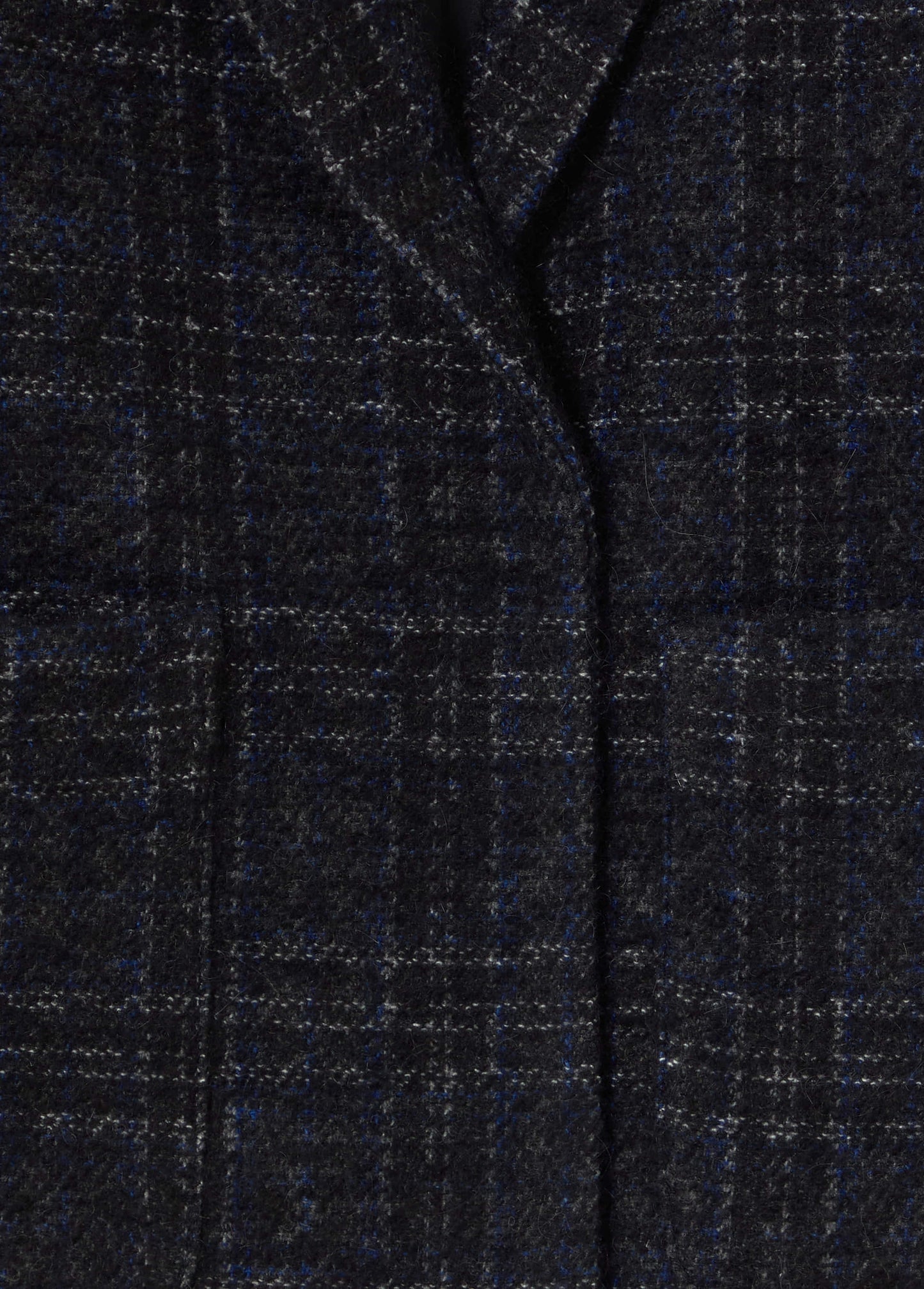 Abrigo cuadro bolsillos frontales