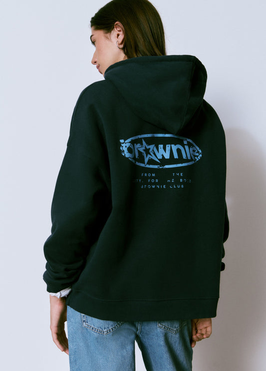 Sudadera oversized print espalda