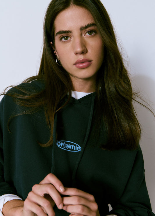 Sudadera oversized print espalda