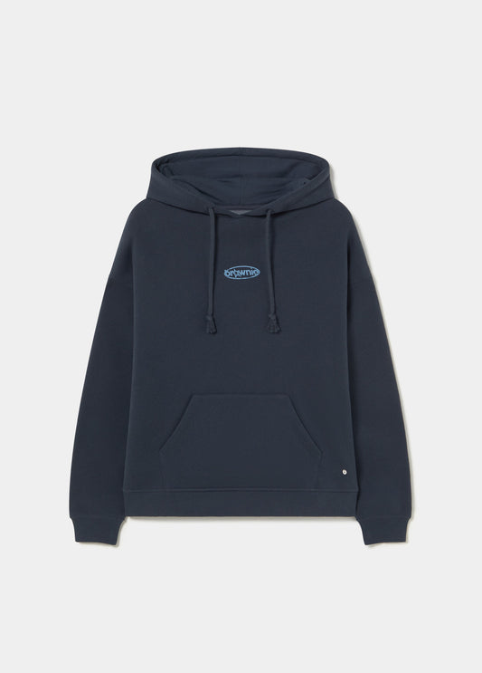 Sudadera oversized print espalda