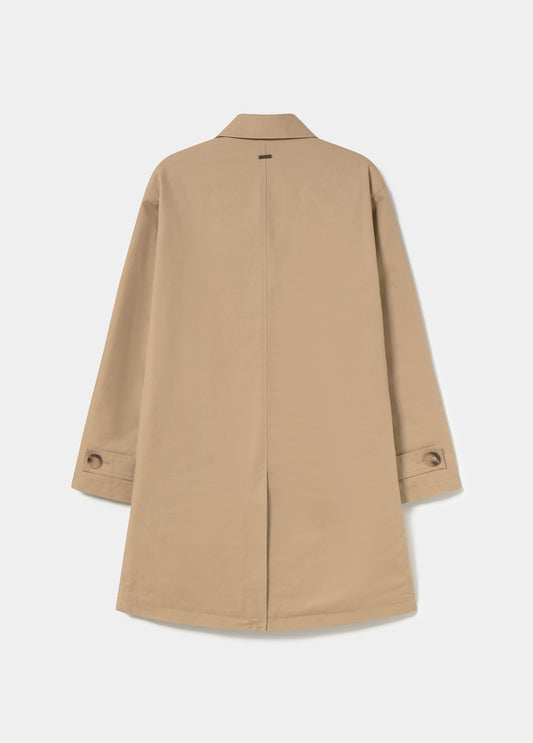Gabardina forro vichy acolchada