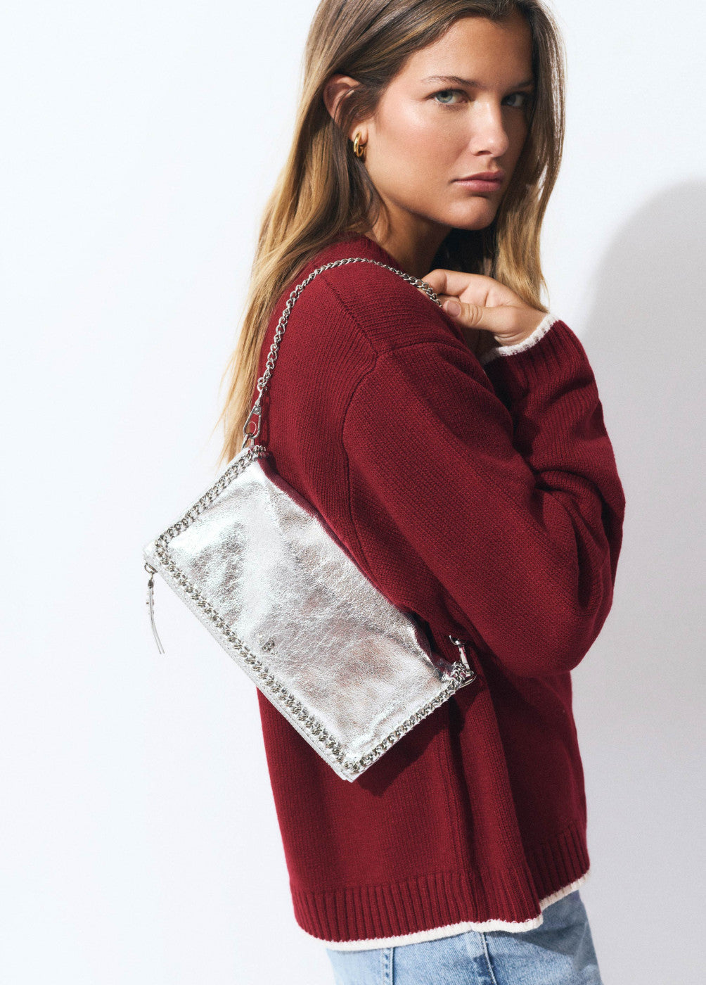 Bolso solapa cadena