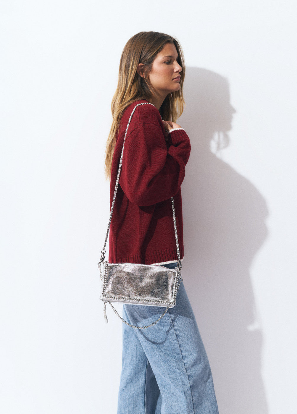 Bolso solapa cadena