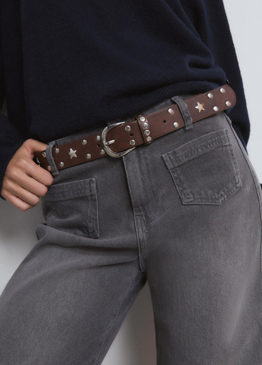 Cinturón estrellas y tachas