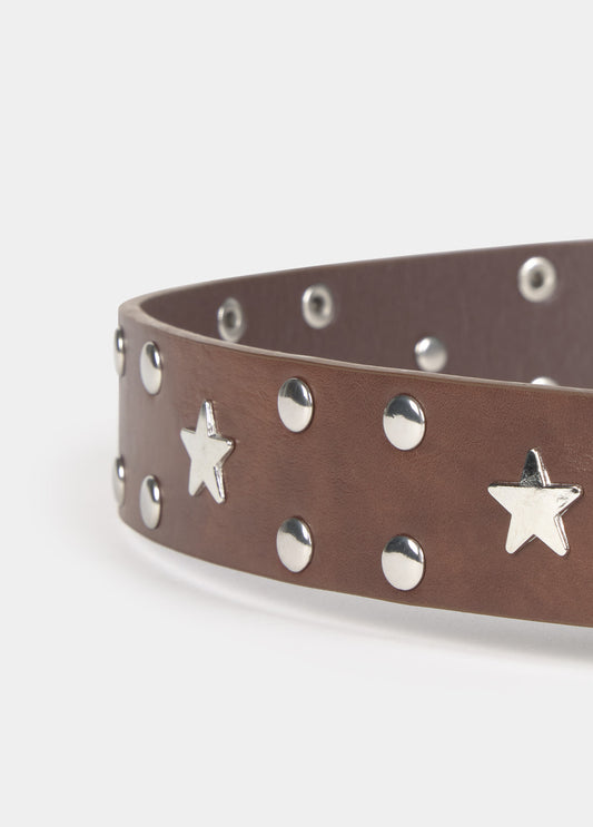 Cinturón estrellas y tachas