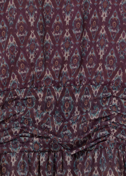 Vestido corto estampado