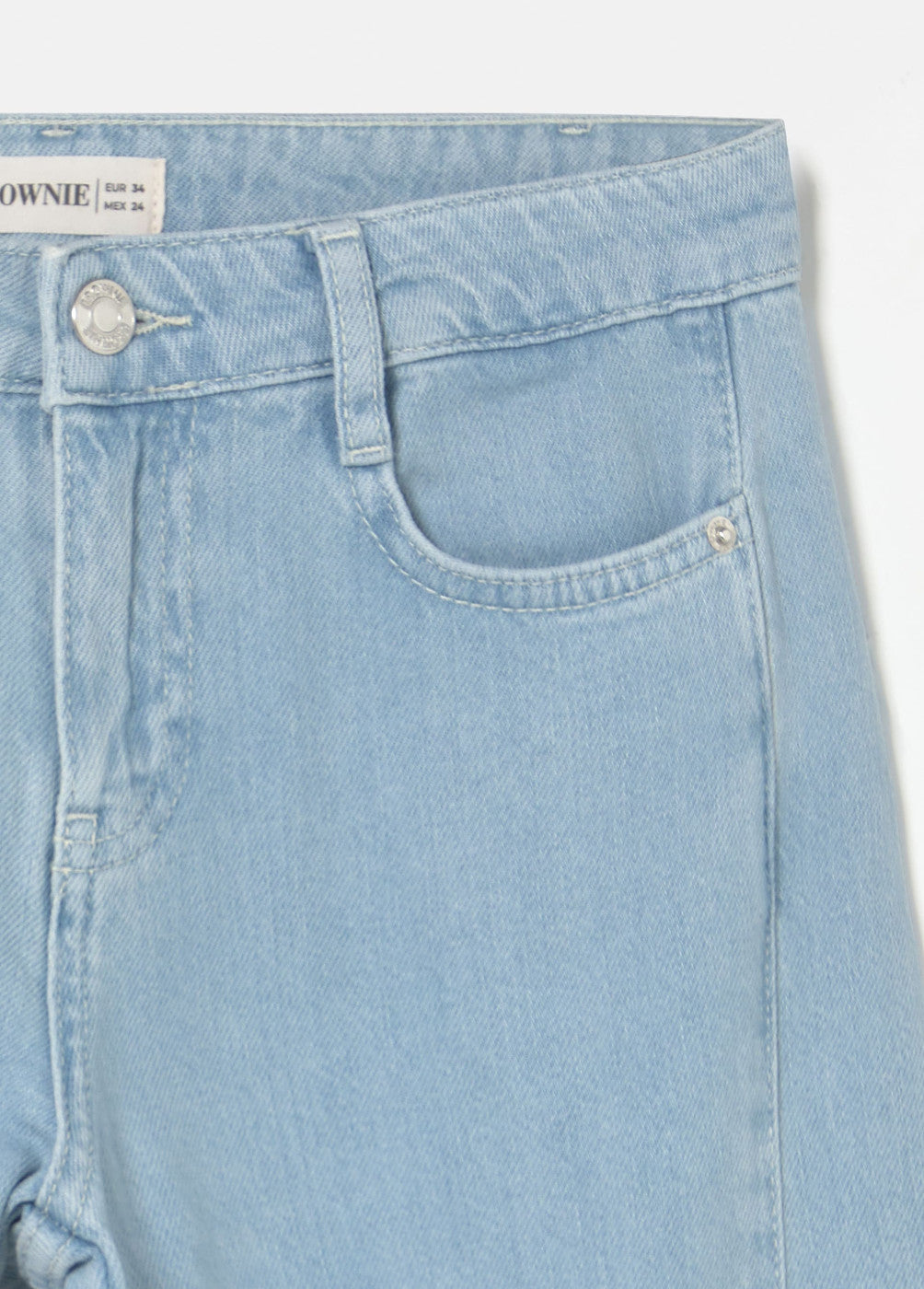 Jeans culotte apertura lateral