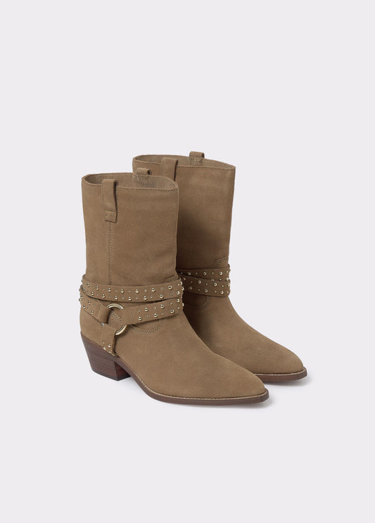 Bota cowboy piel