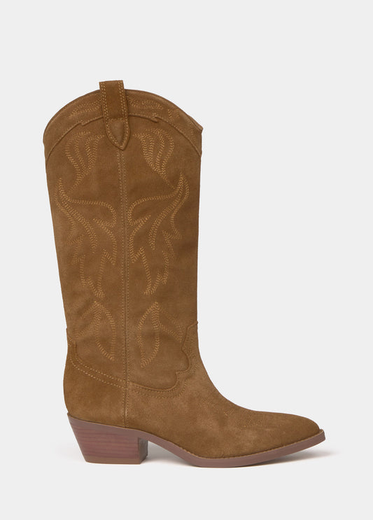 Bota cowboy alta