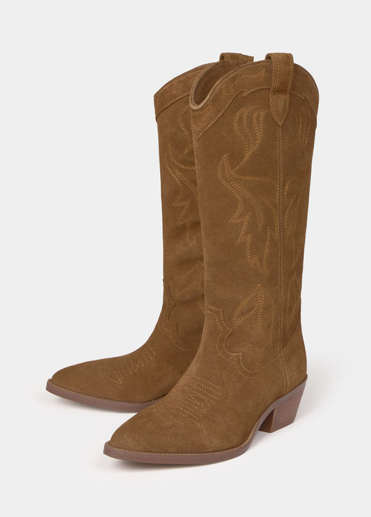 Bota cowboy alta