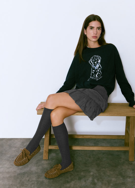 Mocasín serraje eyelets
