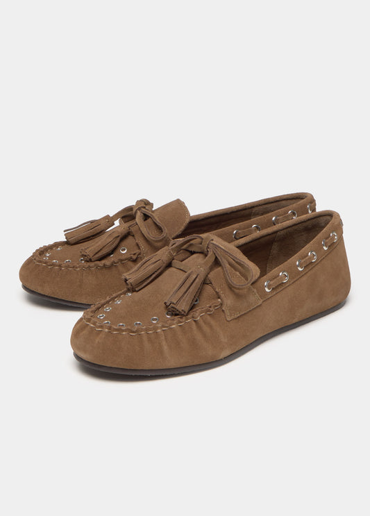 Mocasín serraje eyelets