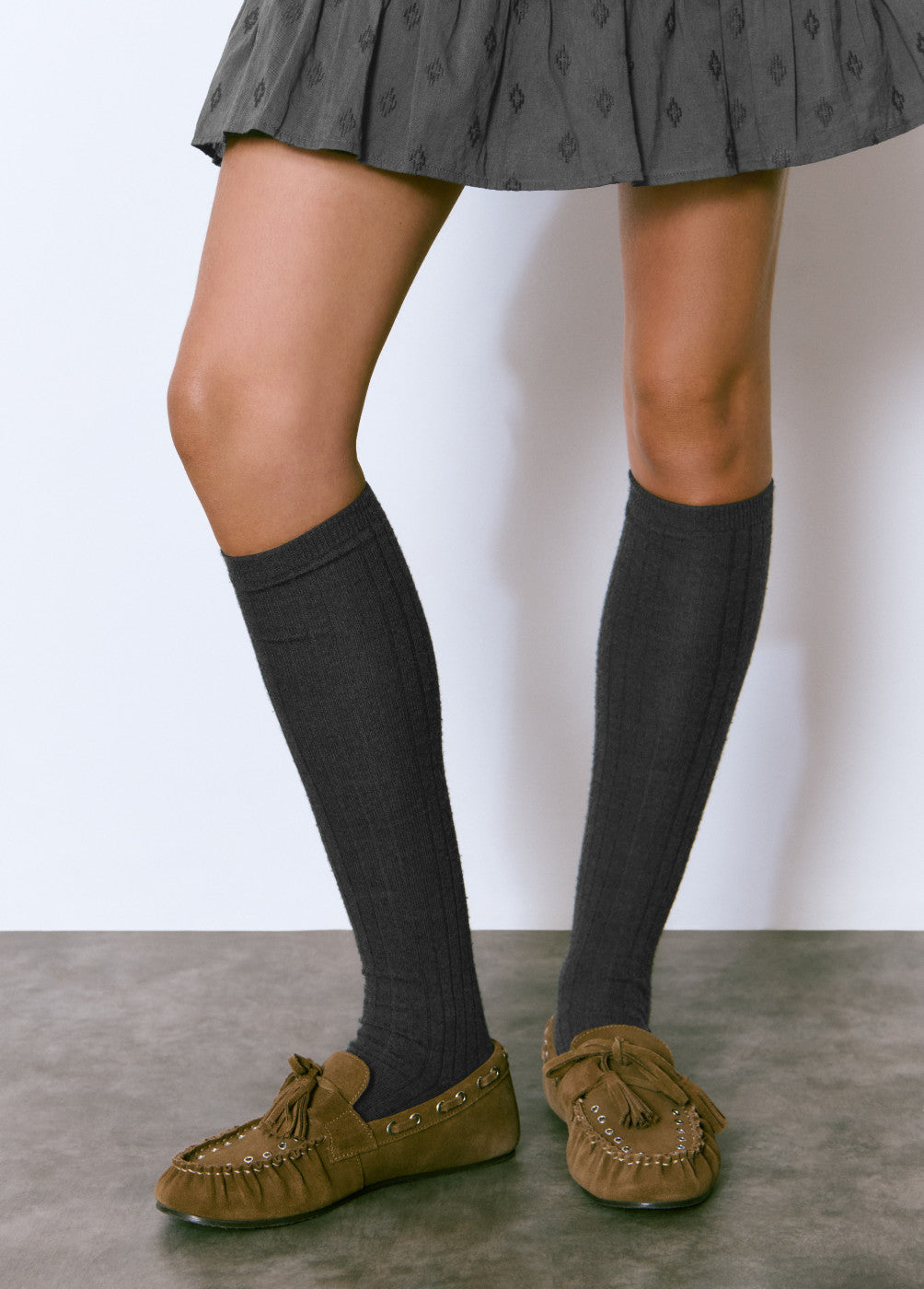 Mocasín serraje eyelets