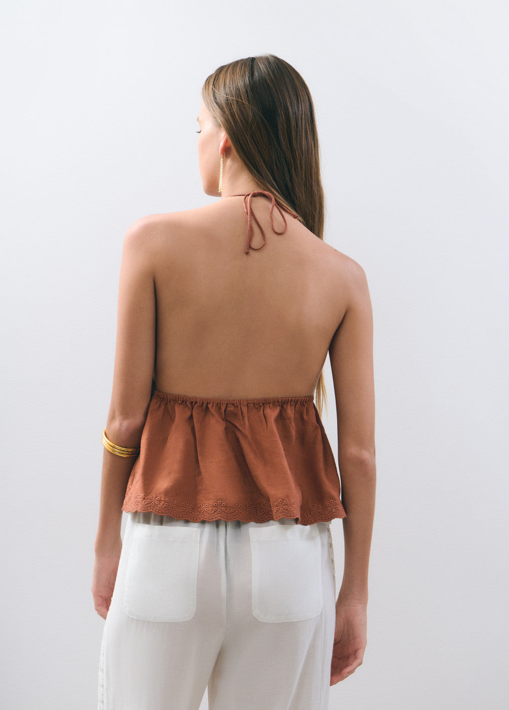 Top halter lino