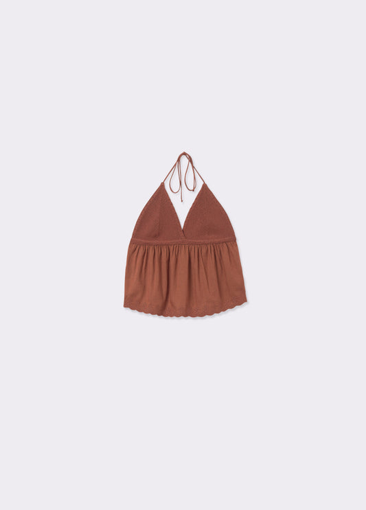 Top halter lino